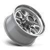 Echo - 18in, Flow Formed Aluminum, Gloss Silver W/ Machined Face, 18X9, 8X6.5, 12mm, 194933415694, SAEJ2530, 194933415694