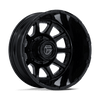 Circuit Dually - 24in, Cast Aluminum, Gloss Black, 24X8.25, 10X225, -202mm, 194933445783, SAE J2530 JWL VIA, 194933445783