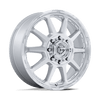 Circuit Dually - 24in, Cast Aluminum, Gloss Silver W/ Machined Face, 24X8.25, 8X200, 105mm, 194933445653, SAE J2530 JWL VIA, 194933445653