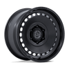 Basin - 17in, Flow Formed Aluminum, Matte Black, 17X8.5, 6X5.5, 0mm, 194933439805, SAEJ2530, 194933439805