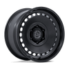 Basin - 17in, Flow Formed Aluminum, Matte Black, 17X8.5, 6X5.5, 0mm, 194933439805, SAEJ2530, 194933439805