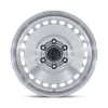 Basin - 17in, Flow Formed Aluminum, Gloss Silver W/ Machined Face, 17X8, 6X5.5, 32mm, 194933439775, SAEJ2530, 194933439775
