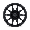 Ronin - 17in, Flow Formed Aluminum, Matte Black, 17X8.5, 5X5.0, 0mm, 194933431014, SAEJ2530, 194933431014