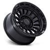 Rival - 17in, Cast Aluminum, Matte Black W/ Gloss Blk-Lp, 17X8.5, 6X135, 10mm, 194933377381, SAE J2530 JWL VIA, 194933377381