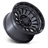 Rival - 17in, Cast Aluminum, Matte Gunmetal W/ Matte Blk-Lp, 17X8.5, 5X5.0, 10mm, 194933377534, SAE J2530 JWL VIA, 194933377534