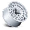 Awol - 20in, Flow Formed Aluminum, Silver W/ Machined Face, 20X8.5, 5X5.0, 12mm, 194933372416, SAE J2530 JWL VIA, 194933372416