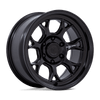 Etosha - 17in, Flow Formed Aluminum, Matte Black, 17X8.5, 6X5.5, 12mm, 194933371389, SAE J2530 JWL VIA, 194933371389