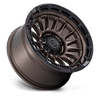 Rival - 17in, Cast Aluminum, Burnt Bronze W/ Matte Blk-Lp, 17X8.5, 6X5.5, 10mm, 194933377237, SAE J2530 JWL VIA, 194933377237