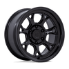 Etosha - 17in, Flow Formed Aluminum, Matte Black, 17X8.5, 5X5.0, -10mm, 194933349265, SAE J2530 JWL VIA, 194933349265