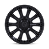 Diamondback - 17in, Cast Aluminum, Matte Black, 17X8.5, 5X5.0, 25mm, 194933372003, SAE J2530 JWL VIA, 194933372003