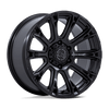 Diamondback - 17in, Cast Aluminum, Matte Black, 17X8.5, 6X120, 25mm, 194933371976, SAE J2530 JWL VIA, 194933371976