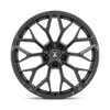 Mogul 5 - 20in, Flow Formed Aluminum, Satin Black, 20X9, 5X120, 27mm, 194933377985, SAE J2530 JWL VIA, 194933377985