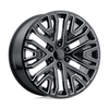 PR197 - 20in, Cast Aluminum, Gloss Black Milled, 20X9, 6X5.5, 24mm, 757558760527, 757558760527
