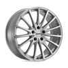 P3A - 19in, Cast Aluminum, Silver W/ Machined Cut Face, 19X8, 5X120, 35mm, 195338033827, 195338033827