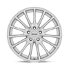 P3A - 19in, Cast Aluminum, Silver W/ Machined Cut Face, 19X8, 5X4.5, 40mm, 195338033902, 195338033902