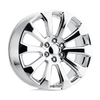 PR204 - 22in, Cast Aluminum, Chrome, 22X9, 6X5.5, 28mm, 757558761289, 757558761289