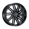 P1C - 20in, Cast Aluminum, Gloss Black, 20X8.5, 5X4.25, 40mm, 195338034305, 195338034305