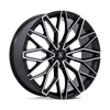 Mogul 6 - 26in, Cast Aluminum, Gloss Black W/ Machined Face, 26X10, 6X5.5, 30mm, 194933347636, SAE J2530 JWL VIA, 194933347636