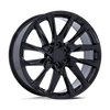 PR213 - 22in, Cast Aluminum, Gloss Black, 22X9, 6X5.5, 28mm, 194933329717, SAE J2530 JWL VIA, 194933329717