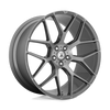 Dynasty - 20in, Flow Formed Aluminum, Titanium Brushed, 20X10.5, 5X4.5, 38mm, 885463821269, SAEJ2530, 885463821269