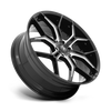 Monarch Truck - 22in, Cast Aluminum, Gloss Black Milled, 22X9.5, 6X135, 38mm, 194933103447, SAEJ2530, 194933103447