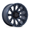 Diamondback - 17in, Cast Aluminum, Metallic Blue, 17X8.5, 6X5.5, 25mm, 194933372294, SAE J2530 JWL VIA, 194933372294