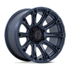 Diamondback - 17in, Cast Aluminum, Metallic Blue, 17X8.5, 6X5.5, 25mm, 194933372294, SAE J2530 JWL VIA, 194933372294