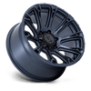Diamondback - 17in, Cast Aluminum, Metallic Blue, 17X8.5, 6X5.5, 25mm, 194933372294, SAE J2530 JWL VIA, 194933372294