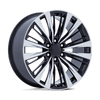 PR226 - 22in, Cast Aluminum, Gloss Black Polished, 22X9, 6X5.5, 28mm, 194933374588, SAE J2530 JWL VIA, 194933374588