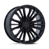 PR223 - 22in, Cast Aluminum, Gloss Black, 22X9, 6X5.5, 28mm, 194933337354, SAE J2530 JWL VIA, 194933337354