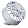 PR223 - 22in, Cast Aluminum, Chrome, 22X9, 6X5.5, 28mm, 194933337323, SAE J2530 JWL VIA, 194933337323