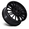 P1D - 19in, Cast Aluminum, Gloss Black, 19X8, 5X120, 35mm, 194933330775, 194933330775