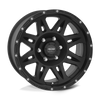 Torq - 17in, Cast Aluminum, Flat Black, 17X9, 6X5.5, -6mm, 844658012844, 844658012844