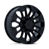 PR228 - 22in, Cast Aluminum, Gloss Black, 22X8.5, 8X170, 40mm, 194933384419, SAE J2530 JWL VIA, 194933384419