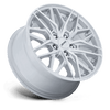 P3E - 20in, Cast Aluminum, Machined Brushed Gloss Silver, 20X8.5, 5X120, 35mm, 194933392810, SAE J2530 JWL VIA, 194933392810