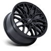 P3E - 17in, Cast Aluminum, Matte Black, 17X8, 5X115, 40mm, 194933393282, SAE J2530 JWL VIA, 194933393282
