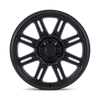 Snare - 17in, Cast Aluminum, Matte Black, 17X8, 6X5.5, 0mm, 194933405367, SAEJ2530, 194933405367