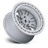 Equalizer BL - 17in, Cast Aluminum, Gloss Silver W/ Machined Face, 17X9, 8X6.5, -38mm, 194933438969, SAEJ2530, 194933438969