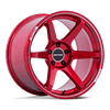 Battle VI - 18in, Flow Formed Aluminum, Cherry Red Metallic W/ Mch Lip, 18X8.5, 5X4.5, 22mm, 194933400881, SAE J2530 JWL VIA, 194933400881