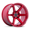 Battle VI - 18in, Flow Formed Aluminum, Cherry Red Metallic W/ Mch Lip, 18X9.5, 5X4.5, 35mm, 194933400843, SAE J2530 JWL VIA, 194933400843