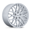 P3E - 18in, Cast Aluminum, Machined Brushed Gloss Silver, 18X8, 5X110, 40mm, 194933392957, SAE J2530 JWL VIA, 194933392957