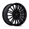 P1D - 19in, Cast Aluminum, Gloss Black, 19X8, 5X4.25, 40mm, 194933330782, 194933330782