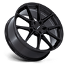 P1E - 17in, Cast Aluminum, Gloss Black, 17X8, 5X110, 40mm, 194933369676, SAE J2530 JWL VIA, 194933369676