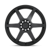 CS6 - 17in, Cast Aluminum, Satin Black, 17X7, 5X110/115, 40mm, 885463814933, SAEJ2530 JWL VIA, 885463814933