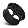 CS6 - 17in, Cast Aluminum, Satin Black, 17X7, 4X100/4.5, 40mm, 885463814872, SAEJ2530 JWL VIA, 885463814872