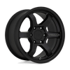 Trailite - 17in, Cast Aluminum, Satin Black, 17X8.5, 6X5.5, 0mm, 885463813240, SAEJ2530 JWL-T VIA, 885463813240