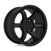 Trailite - 17in, Cast Aluminum, Satin Black, 17X8.5, 6X5.5, 18mm, 885463813233, SAEJ2530 JWL-T VIA, 885463813233