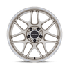 Tsubaki - 18in, Flow Formed Aluminum, Motorsport Gold W Machined Lip, 18X9.5, 5X4.5, 40mm, 194933333721, SAE J2530 JWL VIA, 194933333721