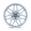 Tsubaki - 18in, Flow Formed Aluminum, Hyper Silver W/ Machined Lip, 18X10.5, 5X4.5, 25mm, 194933333592, SAE J2530 JWL VIA, 194933333592