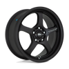 MR131 - 17in, Flow Formed Aluminum, Satin Black, 17X7, 5X4.5, 45mm, 885463104911, SAEJ2530 JWL VIA, 885463104911